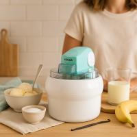 Jocca Heladera Turquesa Compacta 1L para Helados y Sorbetes con Termostato Reversible y Bajo Consumo de 8W - details 1