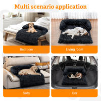 Sofá Para Mascotas Con Cubierta Removible Y Lavable Estilo Plush Impermeable Para Todas Las Estaciones Para Perros Y Gatos - details 3