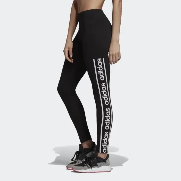 ADIDAS W C90 TIGHT MALLA LARGA MJ NEGRO/BLANCO - 1
