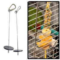 Nuevo Portador De Alimentos Para Pájaros Acero Inoxidable Juego De Juguetes Para Periquito Pequeño Soporte Para Frutas Y Verduras En Jaula De Animales Domésticos - details 16