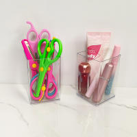 Estuche De Plástico Transparente Para Bolígrafos Y Lápices Organizador De Escritorio Moderno Estuche Para Almacenamiento De Estationería - details 6