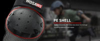 WOSAWE Juego De Cuatro Protecciones Infantiles Para Rodillas Y Codos ProteCTOR De Motocicleta ATV Motocross Para Niños Y Adolescentes - details 2