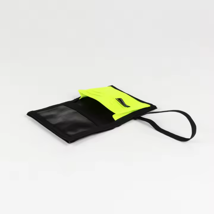 CARTERA MONEDERO HYDROPONIC AUGUSTA BLACK / YELLOW FLUOR BG041-01 - 1