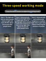 Lámpara De Pared Solar Caliente Con 3 Modos Para Jardín Exterior Decoración De Calle Luz De Inducción Corporal Luz Cálida Farol Incluido ABS Moderno LED Sin Certificación Origen China - details 5