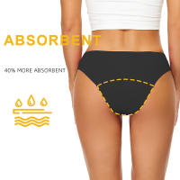 Bikini De Verano Para Mujer Absorbente Y Antirretracción Con Cintura Alta Adecuado Para Natación Y Menstruación Marca Name:NoEnName_Null Origine:China Continental Material:COTTON Y POLYESTER Estilo Joven Sin Forro Talla Verdadera - details 3