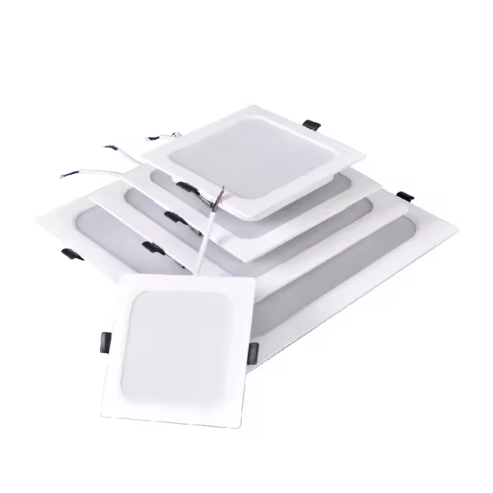 Lámpara De Techo Cuadrada Ultrafina LED Fuente De Luz Para Decoración Del Hogar Sala De Estar Comedor Dormitorio Cocina Paneles De Pared AC175-265 - 1