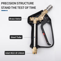Pistola De Agua Alta Presión Repuesto Con Conector Rápido 1/4" Trigger Spray Gun ST-2605 Para Limpieza Con Máxima Pressión De 345 Bar 5000 PSI - details 3