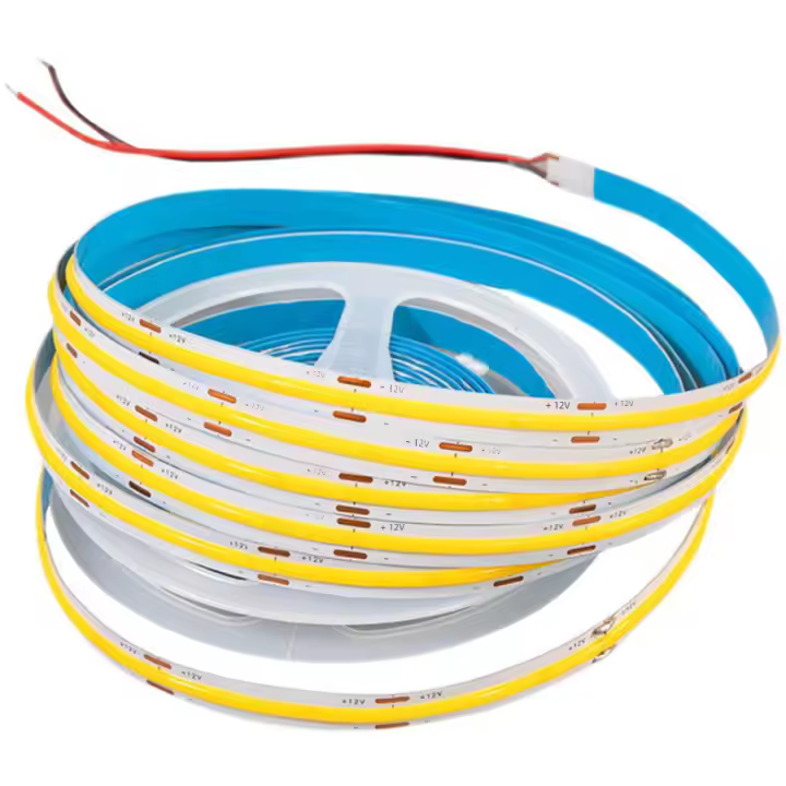 Tira De LED COB Flexible 24V 12V 8mm 320LEDs/M 3000K 4000K 6000K Decoración De Habitaciones 1M 5M 10M No Impermeable Para Sala De Estar - 1