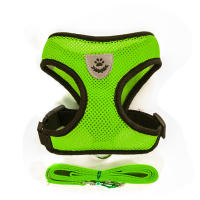 Correa De Ajuste Para Gatos Y Perros Pequeños Conjunto De Arnes Respirable Para Caminar Al Aire Libre Vestido Para Bulldog Francés Chihuahua Pug Con Reflectores Todas Las Estaciones - details 12