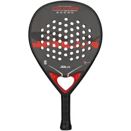 Pala de Padel Siux Tsunami Revolution/ Roja y Negra - 1