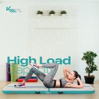 KM-Fit Colchoneta de gimnasia hinchable Airtrack Colchoneta de fitness 3 m Verde Menta - details 11