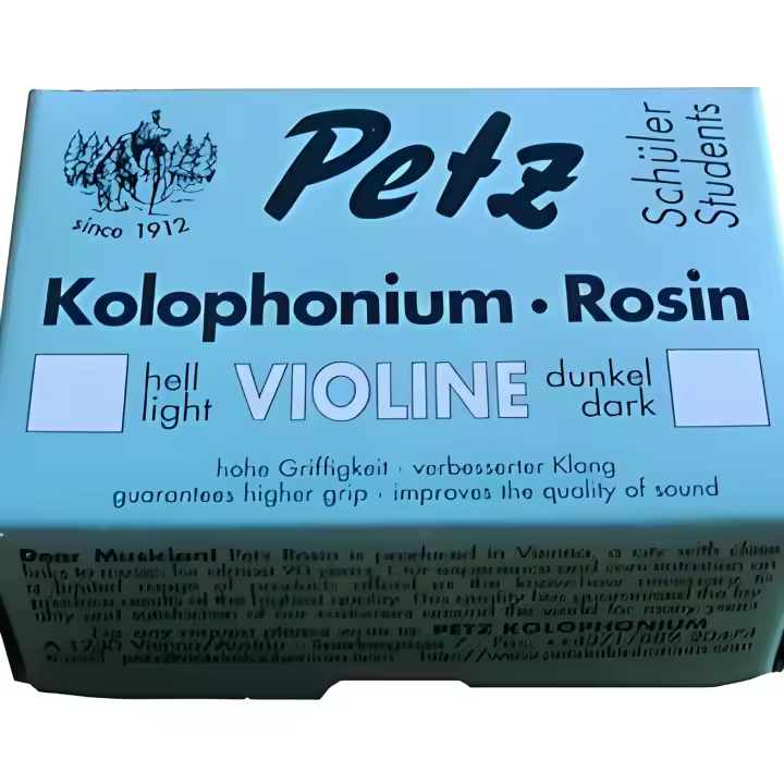 Resina violín y viola Marca Petz color natural oscuro - 1