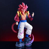 Figura De Acción Dragon Ball Z Super Saiyan 4 Gogeta PVC 26cm Colección De Juguetes Modelos Para Regalos Unisex - details 1