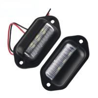 MOV 2 Luces LED para matrícula, impermeable, 6 SMD, Luces traseras LED, lámpara de matrícula para 12 V/24 V, chariot, furgoneta, remolque, Coche, vehículo, Caravana, Girasol CTD. Ro - details 4