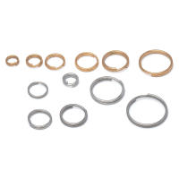 Anillos De Salto Dobles De Acero Inoxidable 30-100pcs 4 5 6 8 7 10 12mm Para Fabricación De Joyas Y Collares DIY Accesorios - details 0