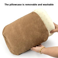 Almohada De Memoria Suave De Rebound Lenta Soporte Cervical Para Camping Exterior Viajes Almohada Portátil Noontime Neck Support Pillow - details 1