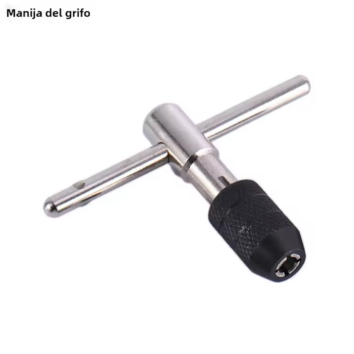 Llave De Atornillado T Portable Herramienta Manual Para Reparación De Máquinas Y Brocas Metralla M3 M4 M5 M6 M8 Herramienta De Trabajo Con Hierro Compuesto Y Acero Al Carbono - 1