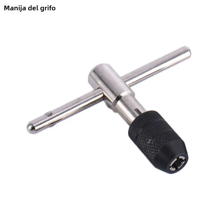 Llave De Atornillado T Portable Herramienta Manual Para Reparación De Máquinas Y Brocas Metralla M3 M4 M5 M6 M8 Herramienta De Trabajo Con Hierro Compuesto Y Acero Al Carbono - 1