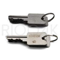 Juego De Herramientas De Locksmith 48 En 1 Para Cerraduras Bull Head S Groove One Word Locks Para SOWOYOO Set De Llaves De Cerraduras - details 1