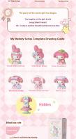 Nueva Figura De Colección Miniso Mymelody Fiesta De Té Muñeca Dulce Y Encantadora Para Decoración De Escritorio Oficina Coche Regalo Para Niños Material PVC - details 1