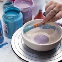 Alfar Tierra Cocida - Bowl de Cerámica IRIS 14CM Multicolor - Hecho a Mano en España - details 2