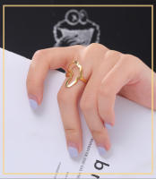 Anillo Abierto De Acero Inoxidable Con Mapa De Africa En Color Dorado Para Mujeres Y Niñas Joyería Étnica Cultural De Moda Regalo - details 3