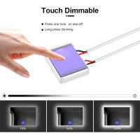 Espejo De Maquillaje Con Interruptor Táctil Luz LED COB Dimmable 12V Para Dormitorio Baño Mesa De Vestir Iluminación De Fondo - details 4