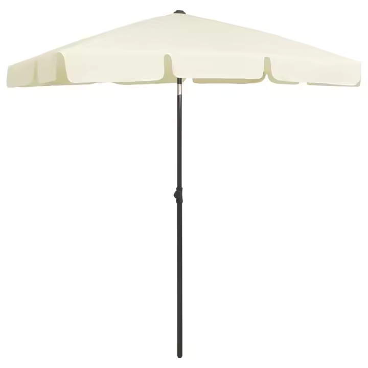 Sombrilla de Playa Amarillo Arena 180x120 cm - 1