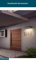 Lámpara De Pared Exterior LED IP65 Impermeable En Aluminio Para Decoración De Patio Puerta Garage Iluminación Moderna - details 2