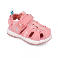 Sandalias sport para niña de Garvalín con velcro mod. 252821-D032 en color rosa - details 2
