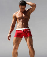 Shorts De Natación Para Hombre Con Cordón Y Encaje Transpirable Cintura Elástica Secado Rápido Para Playa Y Piscina Estilo De Verano - details 18