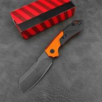 Cuchillo Plegable KS 7850 Con Hoja D2 De 3.28'' Manija De Aluminio Y Fibra De Carbono Portátil Para Camping EDC Y Cocina - details 4