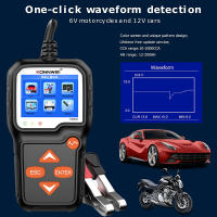 KONNWEI KW650 Tester De Batería Para Coche Y Motocicleta 6V 12V Analizador De Baterías Automáticas 100 a 2000 CCA Herramientas De Prueba De Arranque Y Carga - details 10