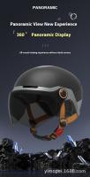 Casco De Motocicleta Eléctrico Certificado 3C Para Hombres Y Mujeres Invierno Resistente a Golpes Ajustable Con Capucha Incluida - details 2