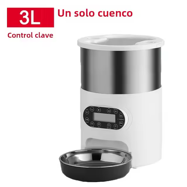 Dispensador Automático De Alimentos Para Mascotas Inteligente Con APP Timer Dual Acero Inoxidable Alimentación Remota Adecuado Para Gatos Y Perros - 1
