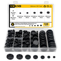 Kit De Accesorios Para Electricidad Y Reparación De Hogar 188 Piezas Goma Cerrada Grommet Firewall Tapa De Agujero Sólida Para Cableado Eléctrico Y Plomería - details 0