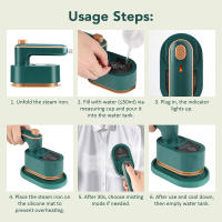 Fresadora Portátil De Ropa Plegable Con Generador De Vapor Eléctrico Limpiador De Ropa Para El Hogar Sin Soporte De Antisecado Capacidad Del Tanque De Agua <0.8L Voltaje 110-240V - details 8