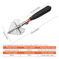 Tijeras De Miter Ajustables De 45 a 135 Grados Para Trabajar Madera Con 2 Hojas De Repuesto Corte Preciso Ergonómicas - details 6