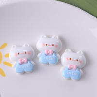 10Pcs Clip De Pelo Accesorios De Joyería Para Scrapbook Figuras De Gato Cartoon En Resina Ornamento Para Teléfono Móvil - details 4