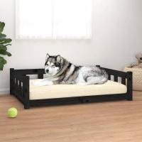 vidaXL Cama para Perros Madera Maciza 105,5x75,5x28 cm Mascotas Color Marrón miel,  Natural,  Blanco y mas - details 3