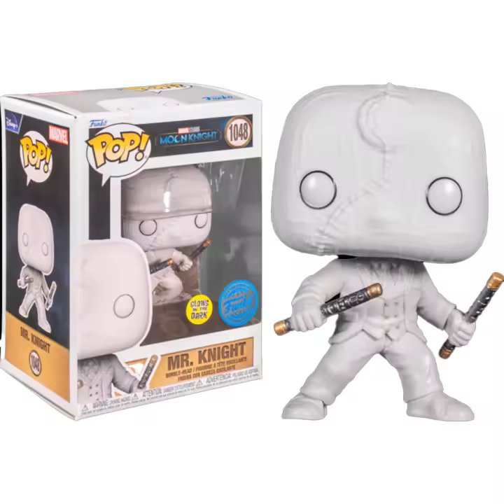 Mr Knight Mister Knight Moon Knight Caballero Luna Exclusivo GITD Glow in the dArk Brilla en la oscuridad1048  Funko Pop - 1