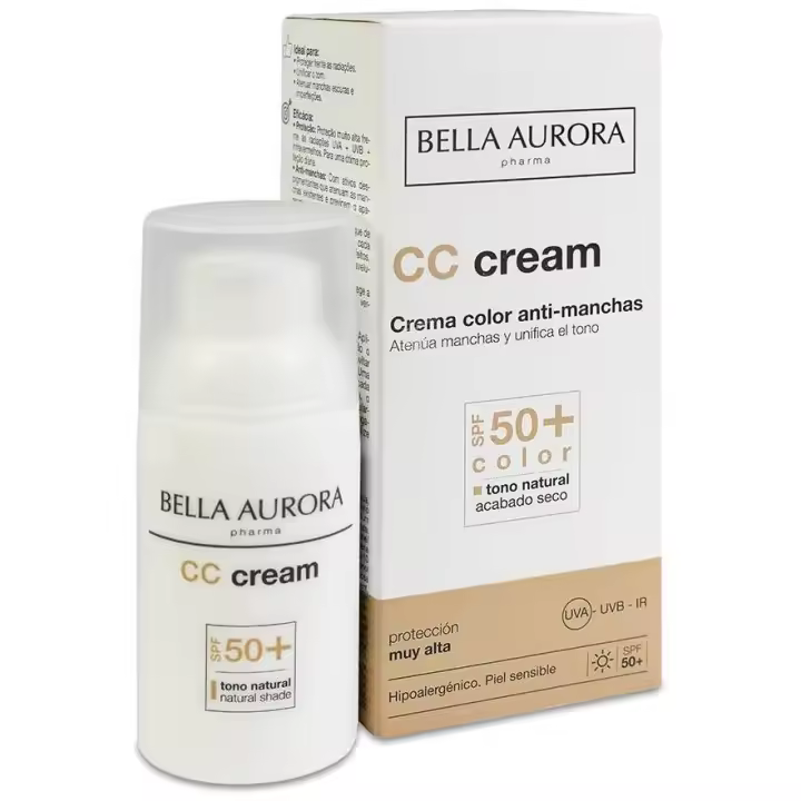 Bella Aurora Cc Cream Anti-Manchas Spf50+ Piel Sensible 30Ml - 1