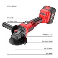 Amoladora angular eléctrica inalámbrica sin escobillas de 125mm, máquina pulidora de corte, pantalla Digital de velocidad, herramienta eléctrica compatible con batería Makita de 18V - details 0
