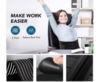 Elástico Lumbar Back Cinturón de Ayuda de La Cintura Entrenador Ajustable Lumbar Pad con 6 Estadas Abdominal Binder Fitness Gym Cinturones - details 6