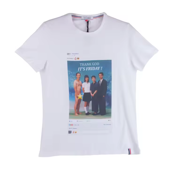 FRENCH KICK - Camiseta STAR WHITE - 1