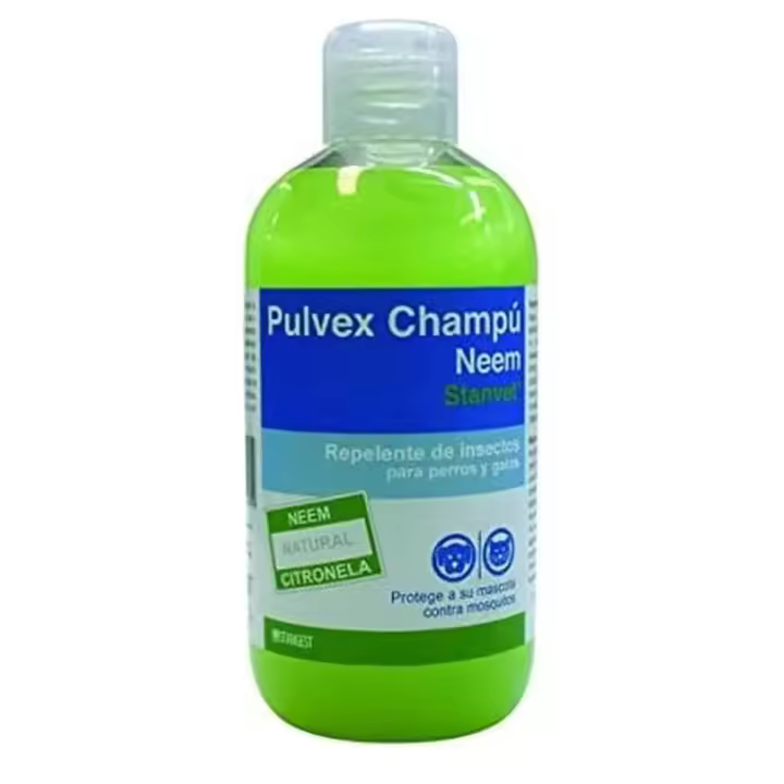 Champú Pulvex Stanvet 250 ml champú repelente natural para perros y gatos Stangest - 1
