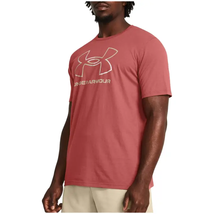 Camiseta de Manga Corta Under Armour Gl Foundation Update para hombre en color rojo - 1