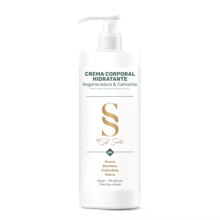 SOL SANTOS Crema corporal hidratante regeneradora - envase Ecofriendly 500 ml - 1