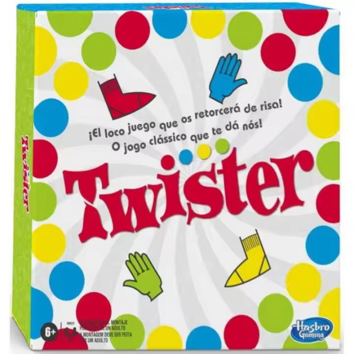 Hasbro Gaming Juego Familiar Twister - Pon a Prueba Tu Equilibrio - 1