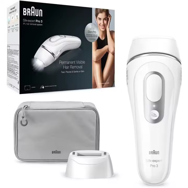 Depiladora Luz Pulsada IPL Braun Silk Expert Pro 3 PL3020 - 1